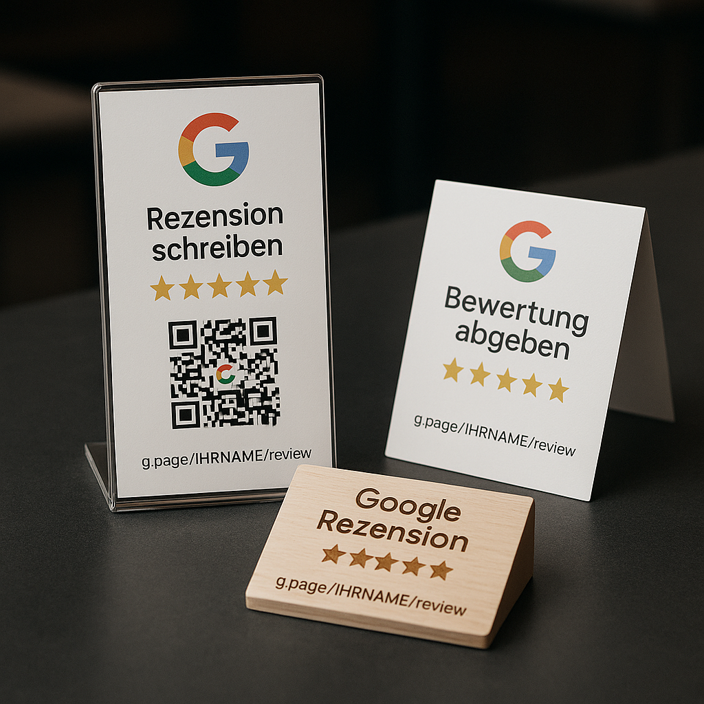 Wie erstelle ich Google-Bewertungskarten?