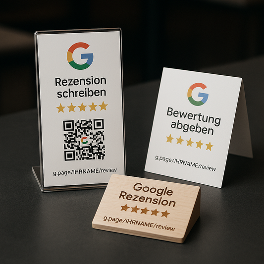 Wie erstelle ich Google-Bewertungskarten?
