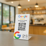 Google Bewertung Aufsteller QR Code NFC