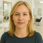 portrait frau friseur