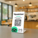 Tripadvisor Bewertung Aufsteller QR Code NFC